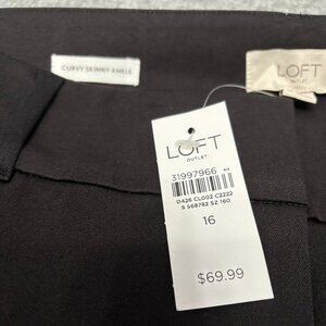 Ann Taylor Skinny Ankle, Curvy Fit, size 16